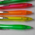 Metal Clip Translucent Pens